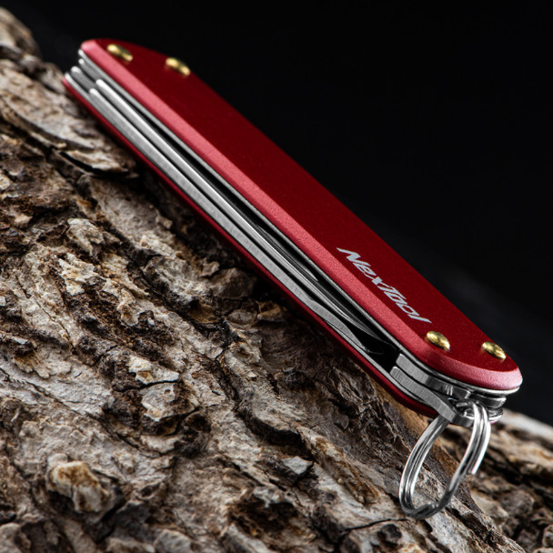 NexTool Mini Pocket Knife in Red-1