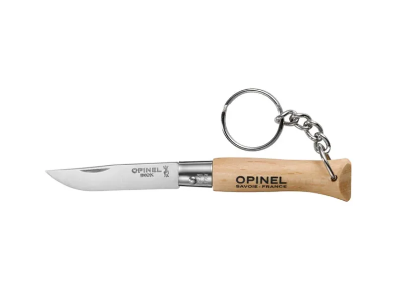 Opinel No.4 Stainless Steel Keyring Knife