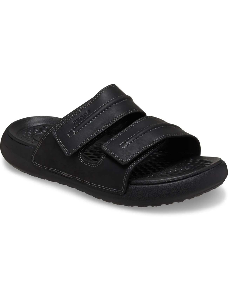 Crocs Yukon Vista II Leather Sandal in Black