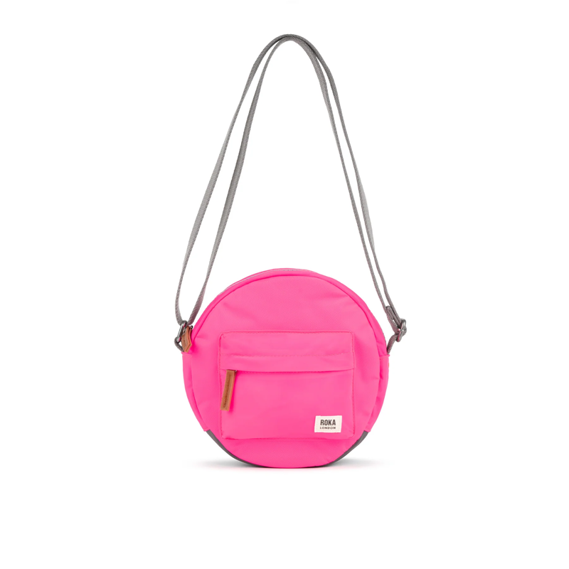 Roka Paddington B  Recycled Nylon Small in Neon Pink