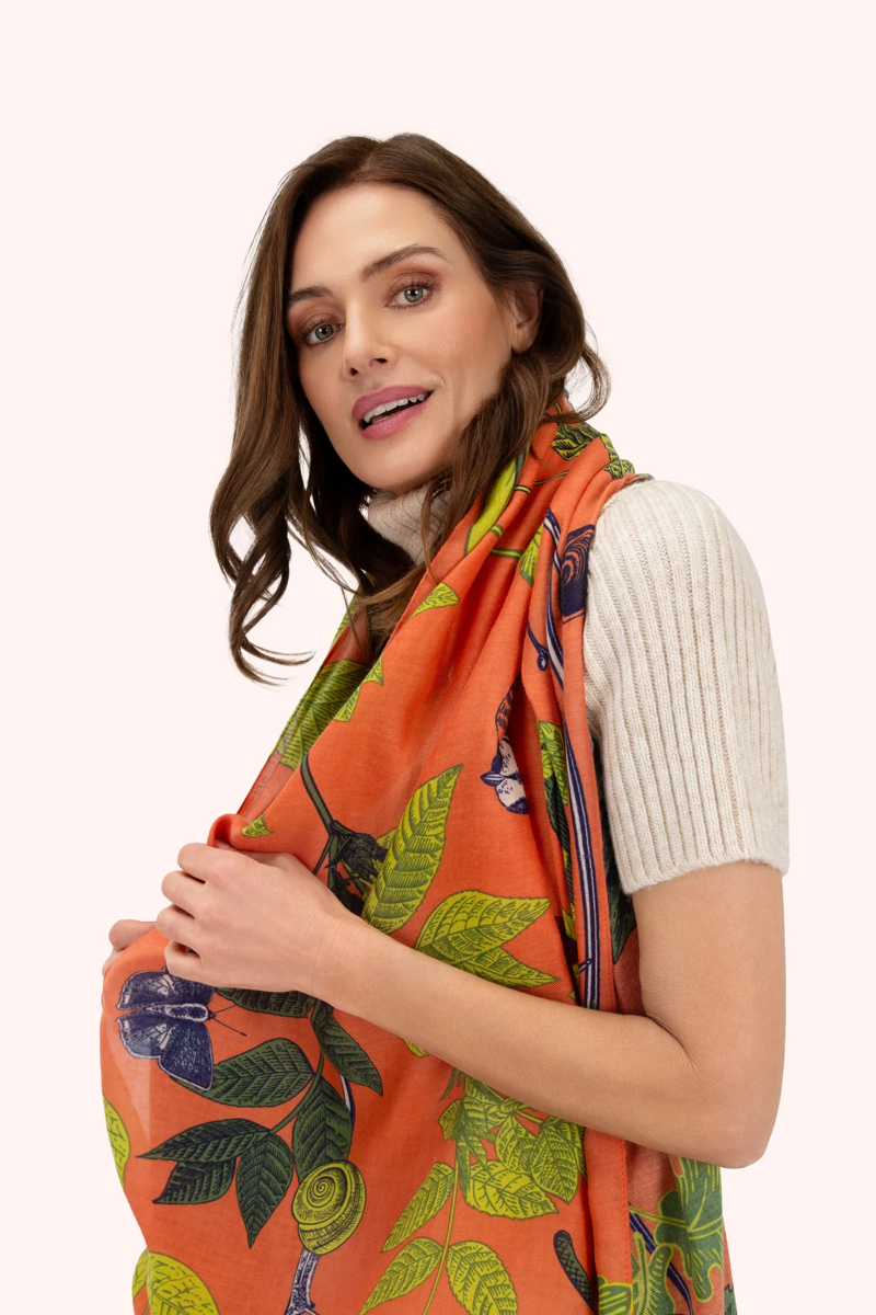 Powder Amongst The Trees Print Scarf