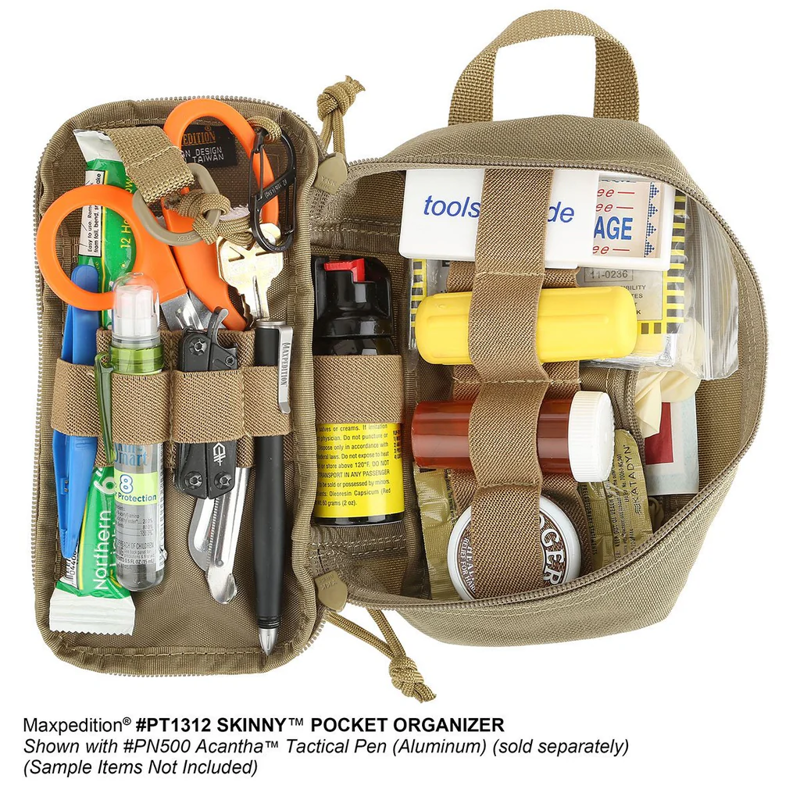 Maxpedition Skinny Pocket Organizer in Wolf Grey-4