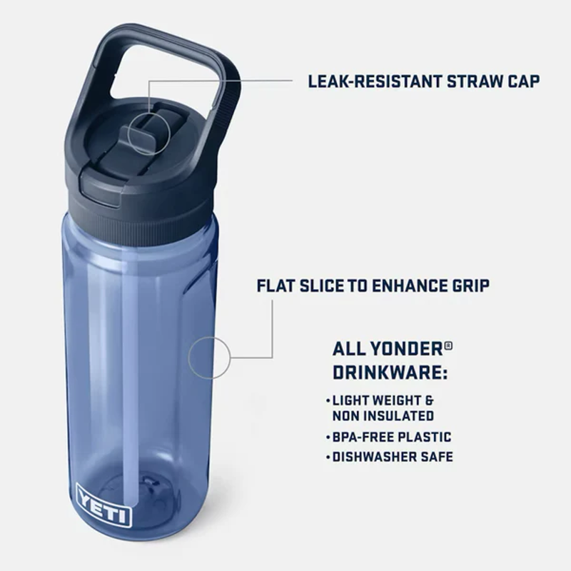 Yeti Yonder Straw Bottle 750Ml in Navy-3