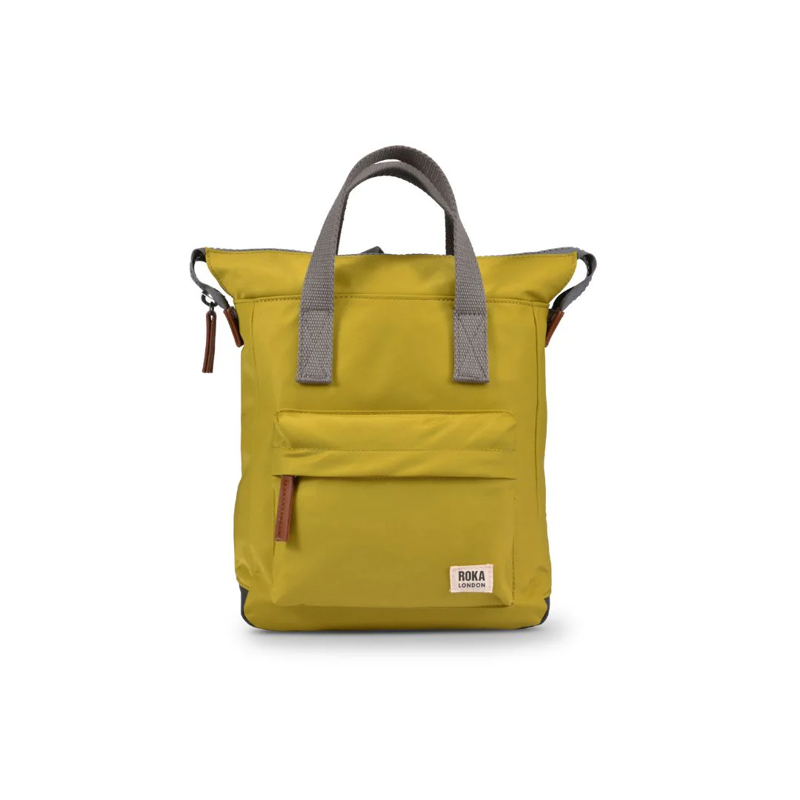 Roka Bantry B Recycled Nylon Small Bag in Amber