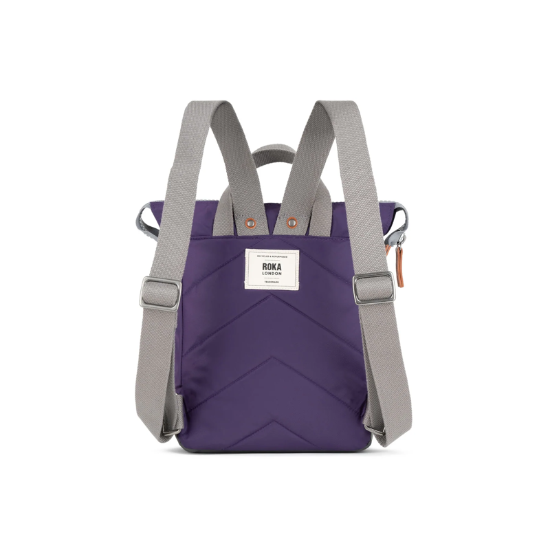 Roka Bantry B Small Recycled Nylon Bag in Majestic Purple-1