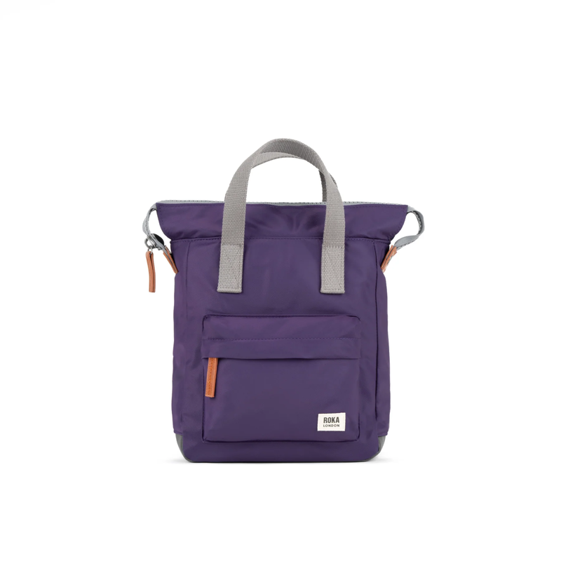 Roka Bantry B Small Recycled Nylon Bag in Majestic Purple