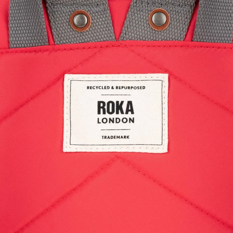 Roka Bantry B Small Recycled Nylon Bag in Poppy-6