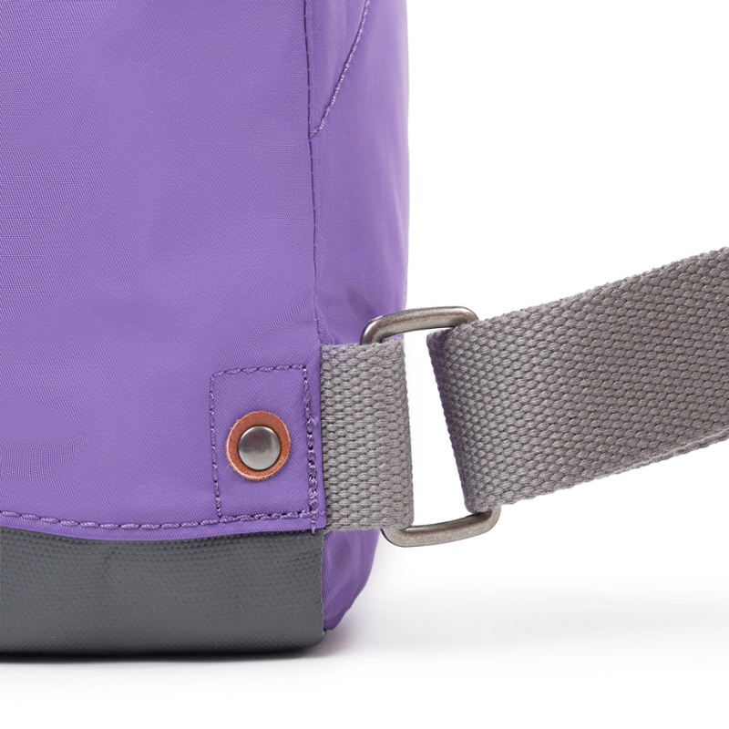 Roka Bantry Small Recycled Nylon Backpack in Fresh Purple-2