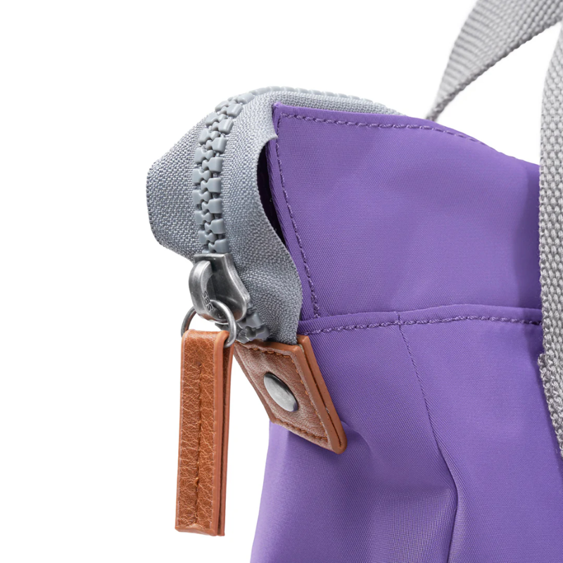 Roka Bantry Small Recycled Nylon Backpack in Fresh Purple-3