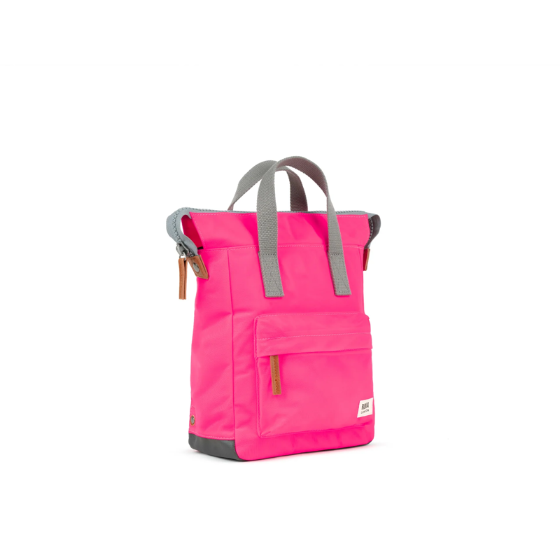Roka Bantry B Recycled Nylon Small Bag in Neon Pink-1