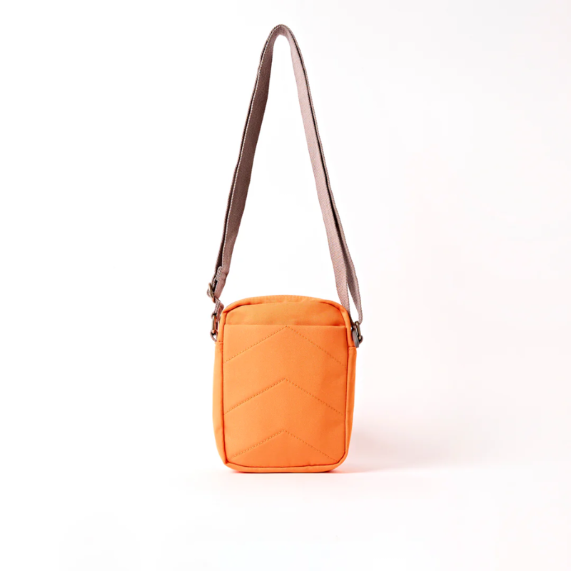 Roka Bond Recycled Nylon Bag in Jaffa Orange-1