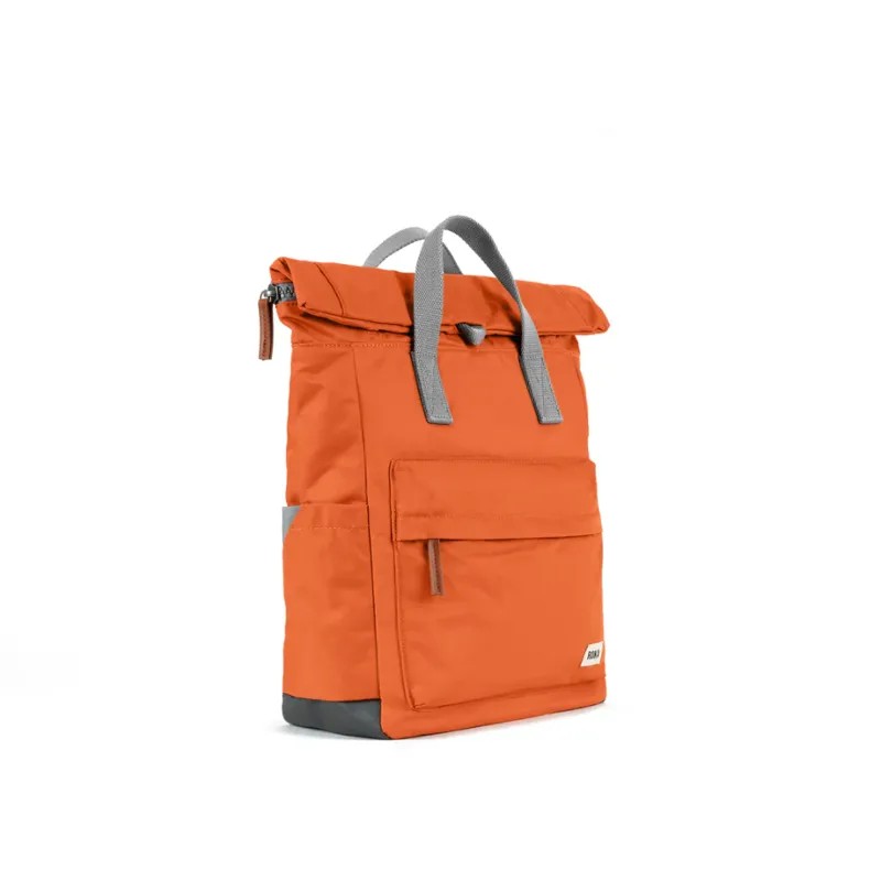 Roka Canfield B Medium Recycled Nylon Bag in Burnt Orange