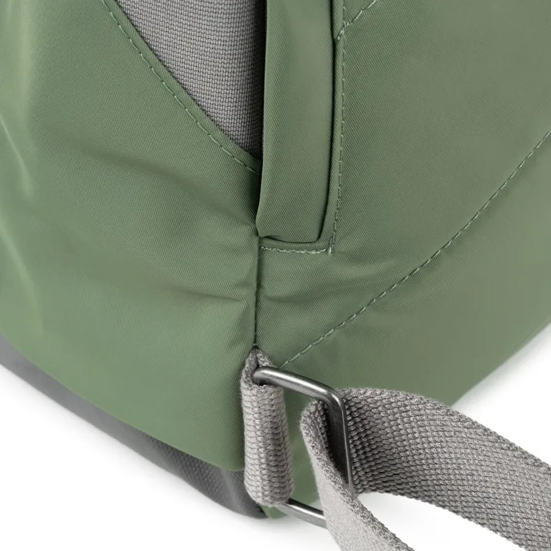 Roka Canfield B Recycled Nylon Bag Medium in Granite-4
