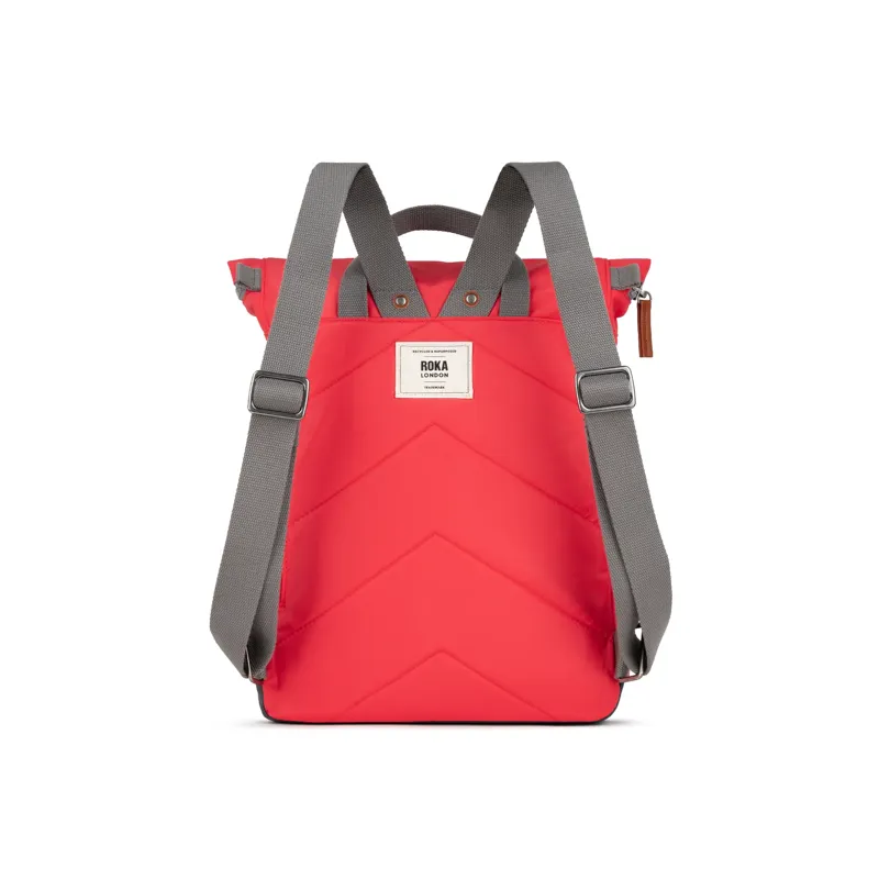 Roka Canfield B Recycled Nylon Bag Medium in Poppy-1