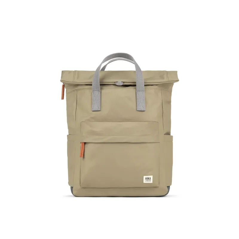 Roka Canfield B Small Recycled Nylon Bag in Taupe