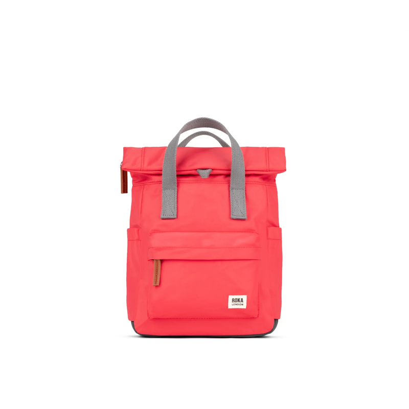 Roka Canfield B Recycled Nylon Small Bag in Poppy 