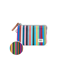 Roka Carnaby Wallet in Multi Stripe Canvas