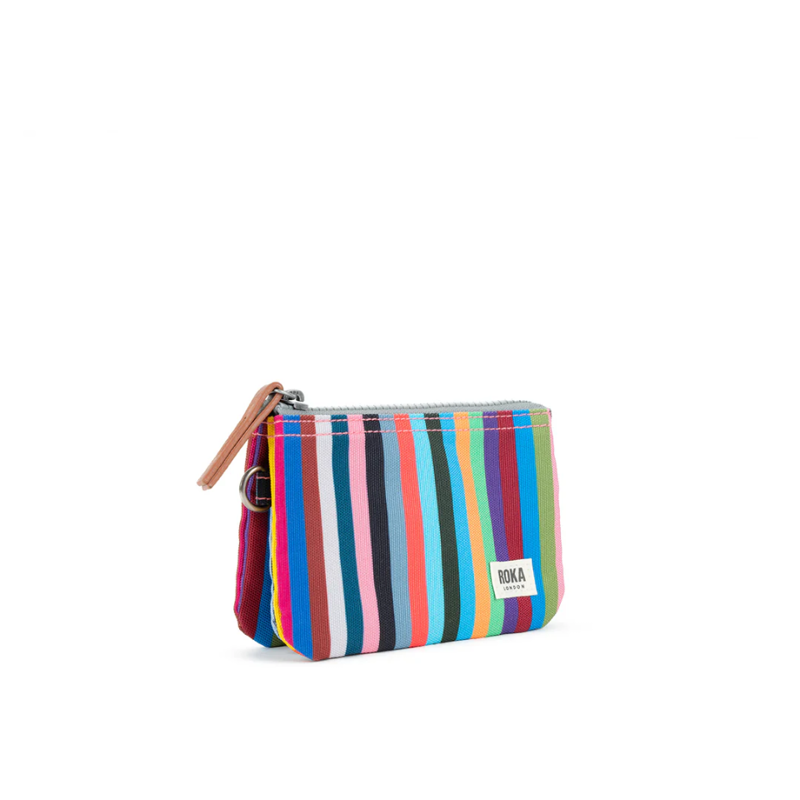 Roka Carnaby Wallet in Multi Stripe Canvas-3