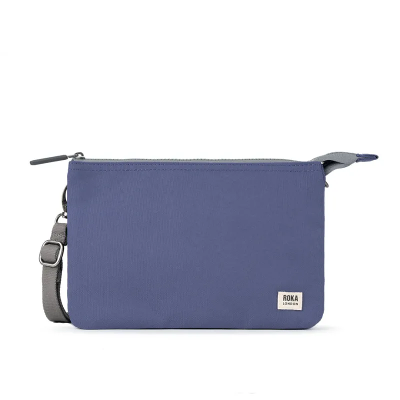Roka Carnaby XL Recycled Canvas Crossbody Bag in Future Dusk