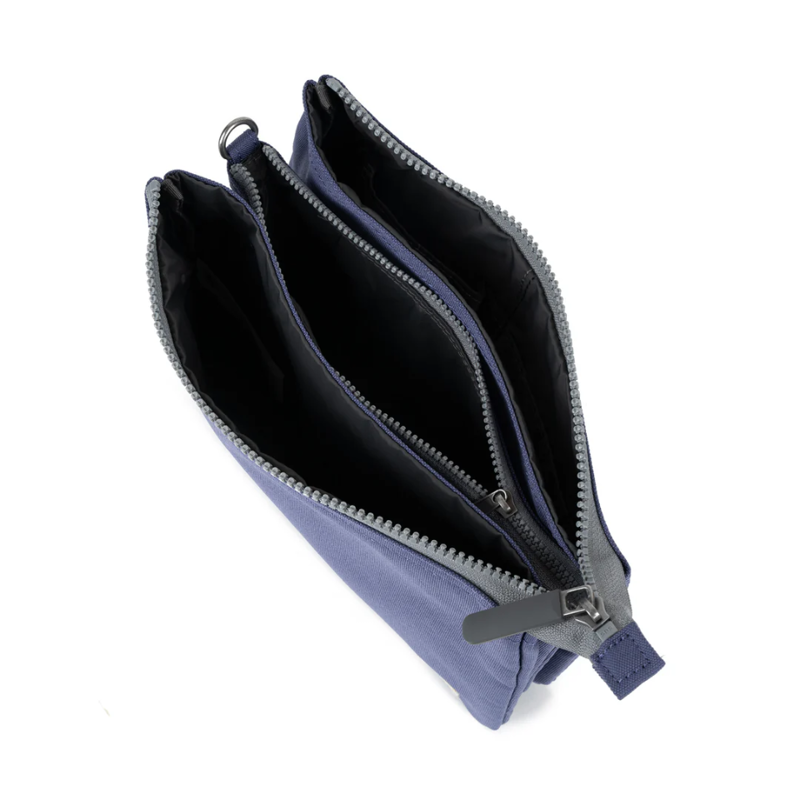 Roka Carnaby XL Recycled Canvas Crossbody Bag in Future Dusk-4