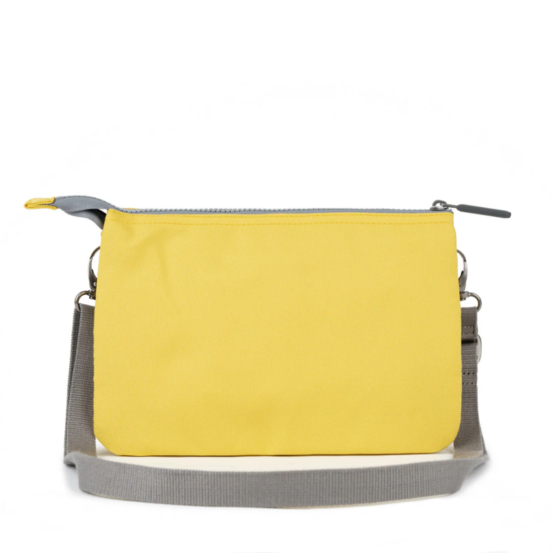 Roka Carnaby XL Recycled Canvas Crossbody in Lemonade-2