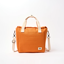 Roka Hampstead Lunch Bag in Burnt Orange Cotton Canvas