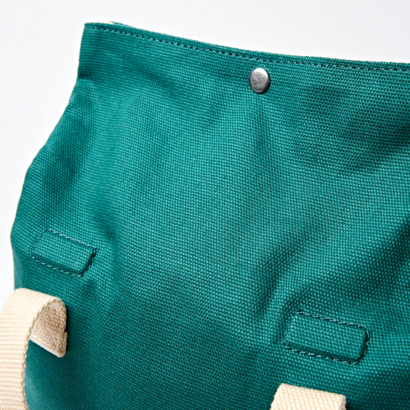 Roka Hampstead Lunch Bag in Teal Cotton Canvas-2