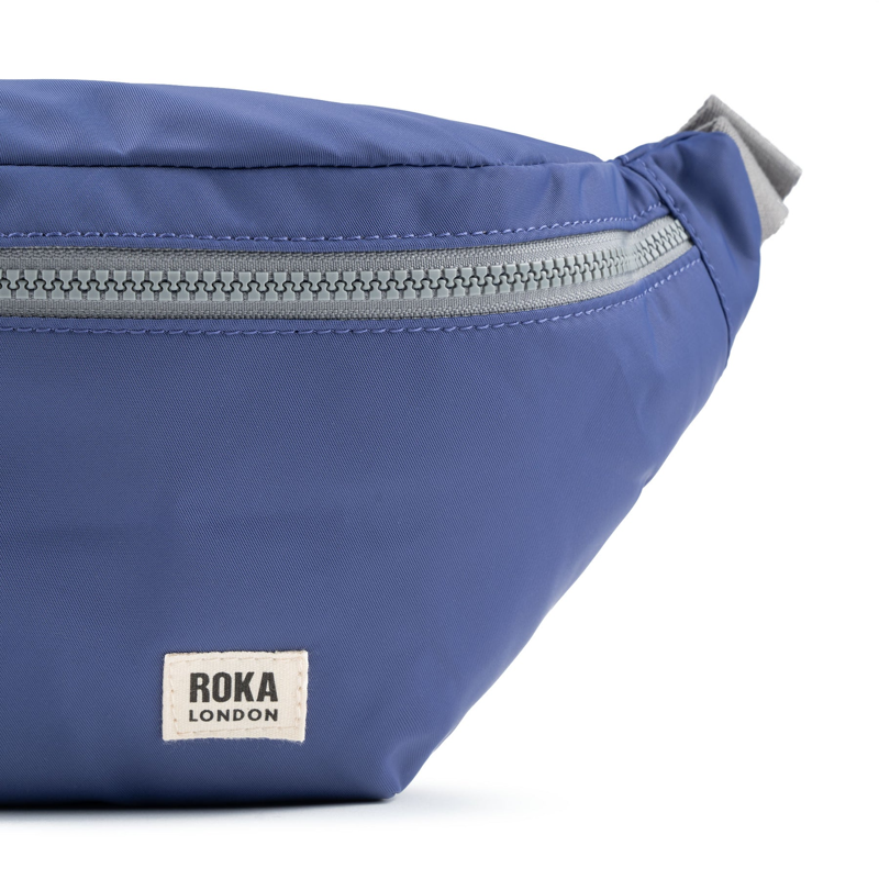 Roka Jubilee  Recycled Nylon Medium Hip Pack in Indigo-2