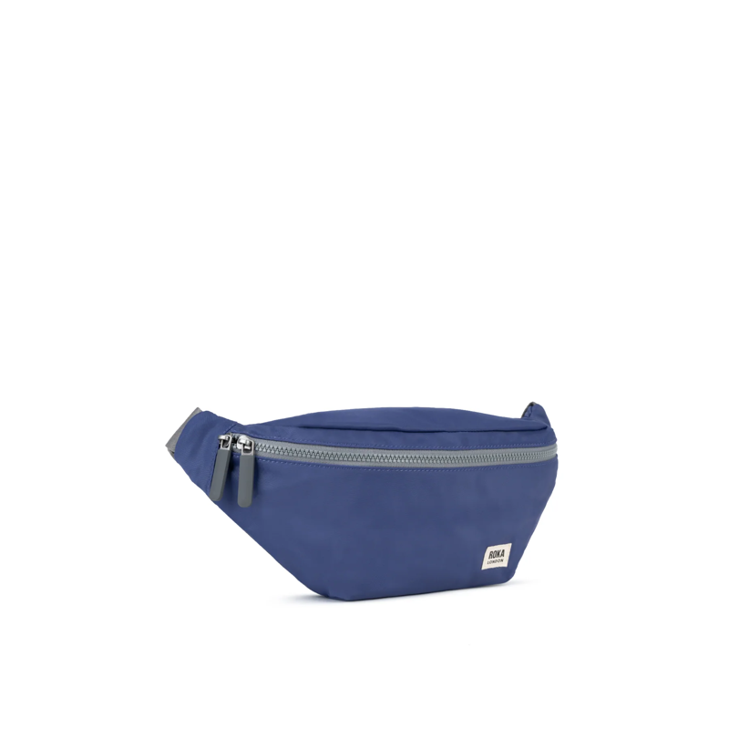 Roka Jubilee  Recycled Nylon Medium Hip Pack in Indigo-7