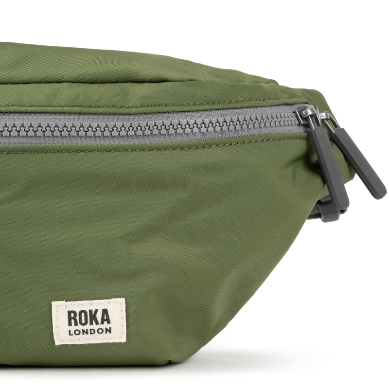 Roka Jubilee Recycled Nylon Medium Hip Pack in Avocado-3