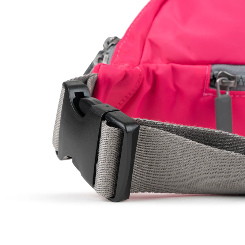 Roka Jubilee Recycled Nylon Medium Hip Pack in Sparkling Cosmo-2