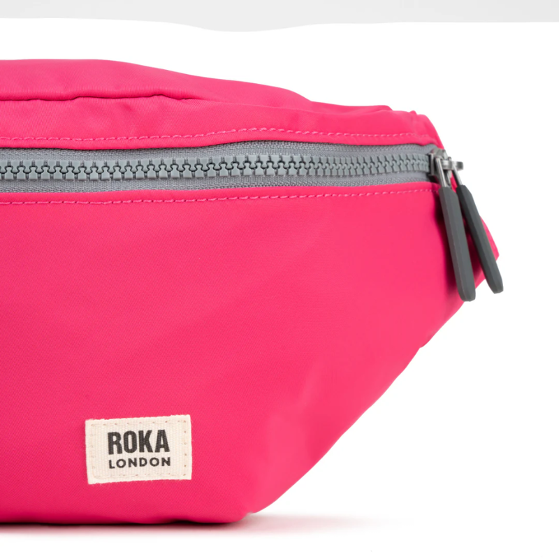 Roka Jubilee Recycled Nylon Medium Hip Pack in Sparkling Cosmo-1