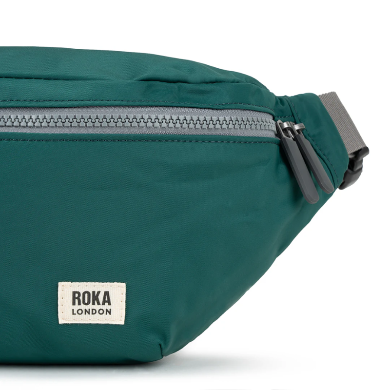 Roka Jubilee  Bumbag in Teal Recycled Nylon-2