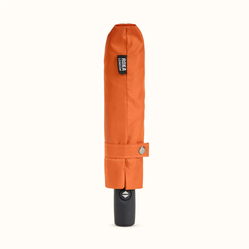 Roka Waterloo Umbrella in Burnt Orange/Black-3