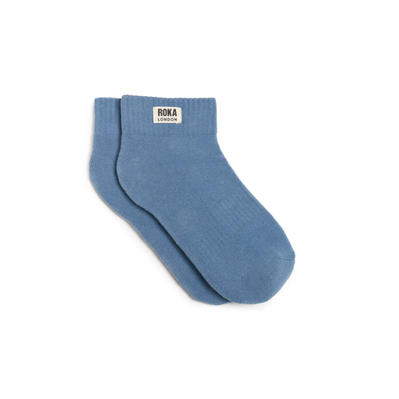 Roka Wembley Organic Cotton Socks Womens in Airforce