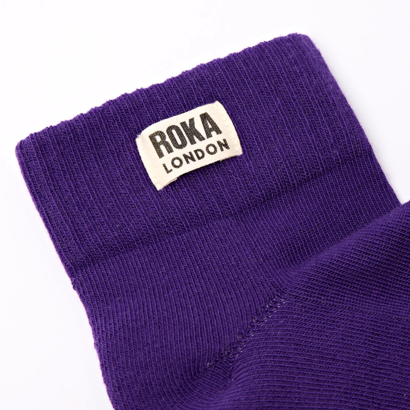 Roka Wembley Socks Womens in Purple-1