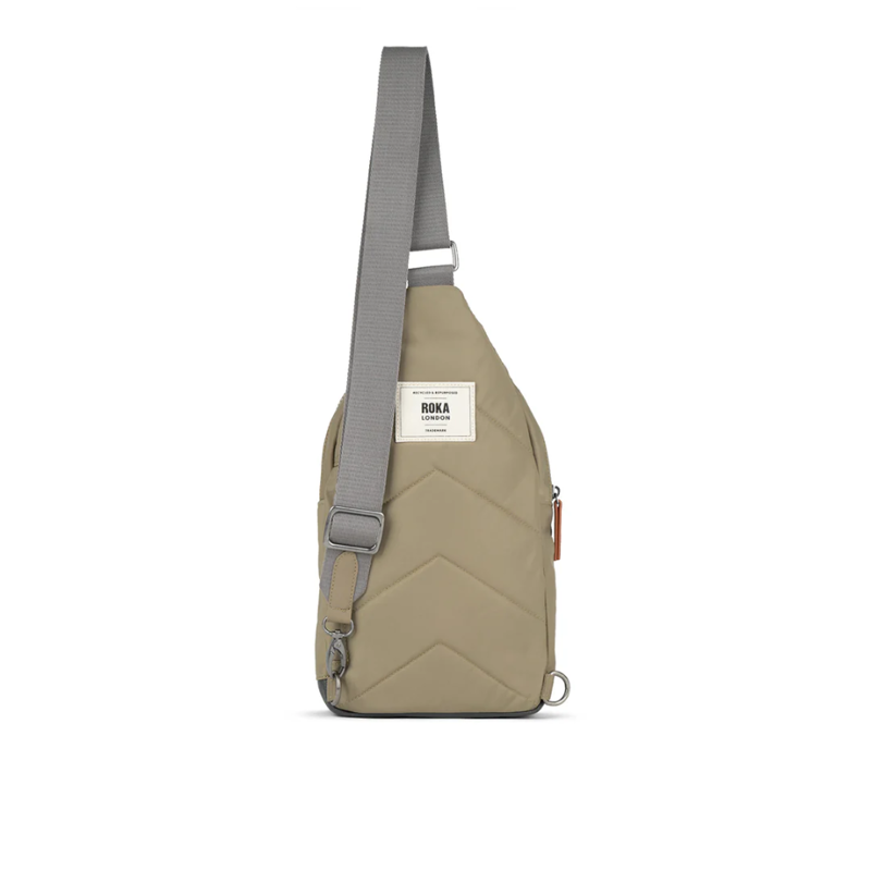 Roka Willesden Large Recycled Nylon Sling in Taupe-1