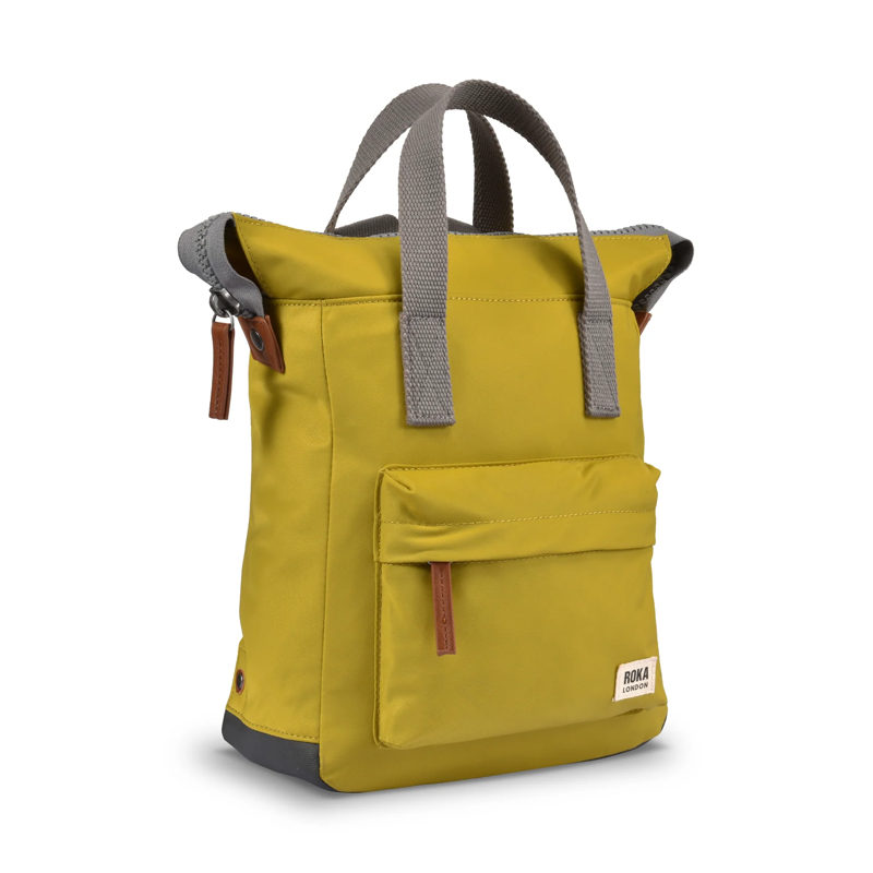 Roka Bantry B Recycled Nylon Small Bag in Amber-1