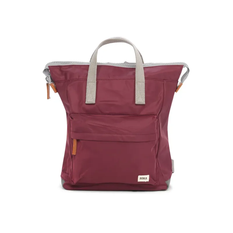 Roka Bantry B Medium Sustainable Nylon Bag in Plum