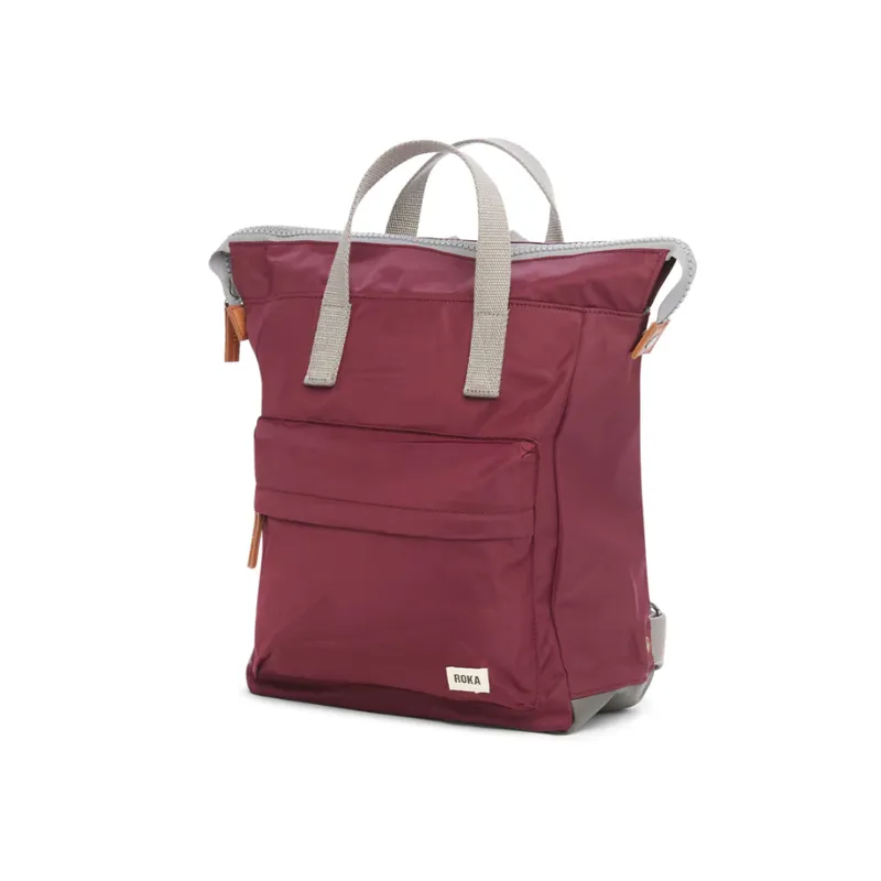Roka Bantry B Medium Sustainable Nylon Bag in Plum-1