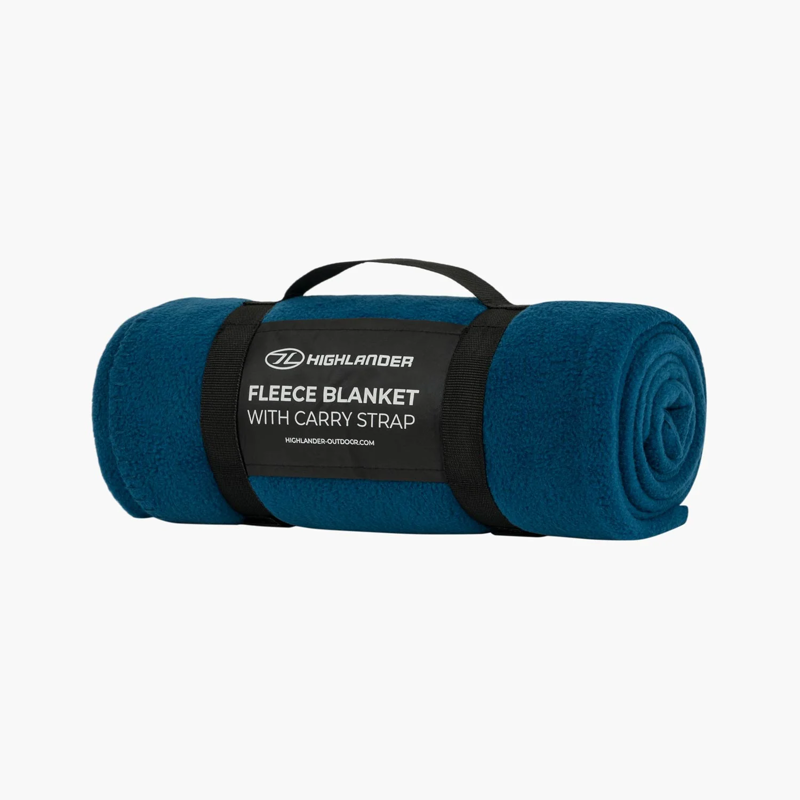 Highlander Fleece Blanket in Deep Blue