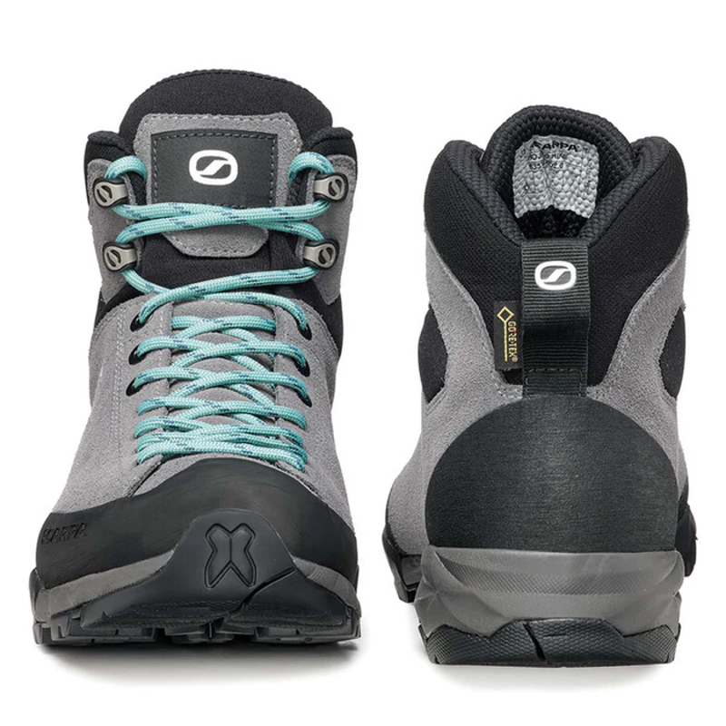 Scarpa Mojito Hike GTX Wide Boots  Womens in Smoke/Jade-3