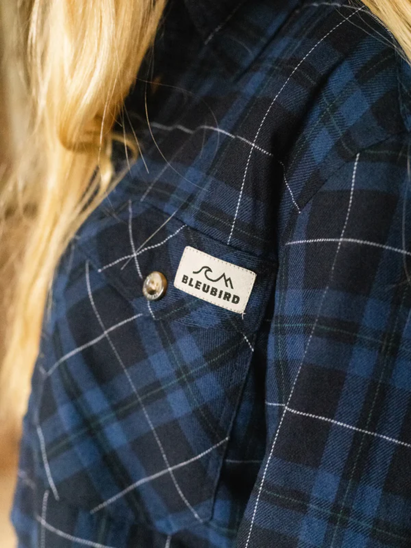 Bleubird Sequoia Sherpa Overshirt in Navy-4