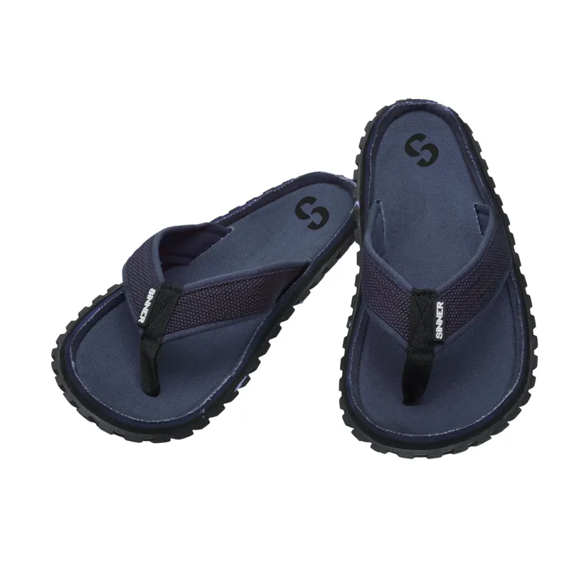 Sinner Grip Flops in Navy 