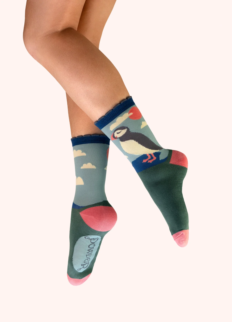 Powder Puffin Bamboo Ankle Socks Womens