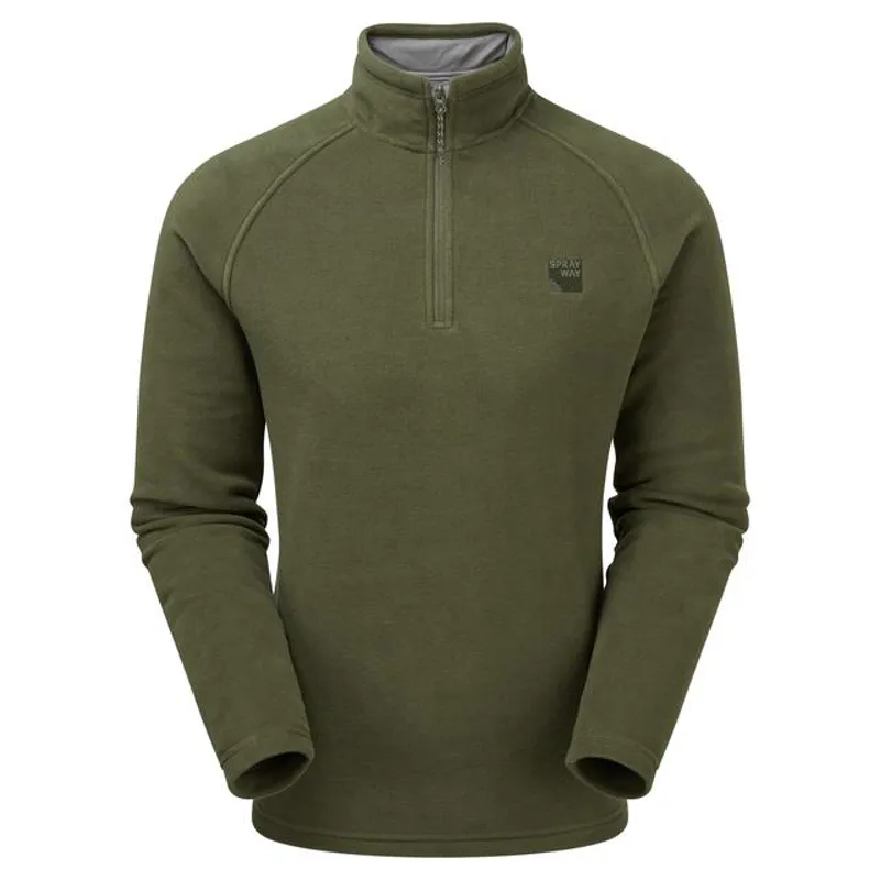 Sprayway Santiago Half-Zip Mens in Woodland 