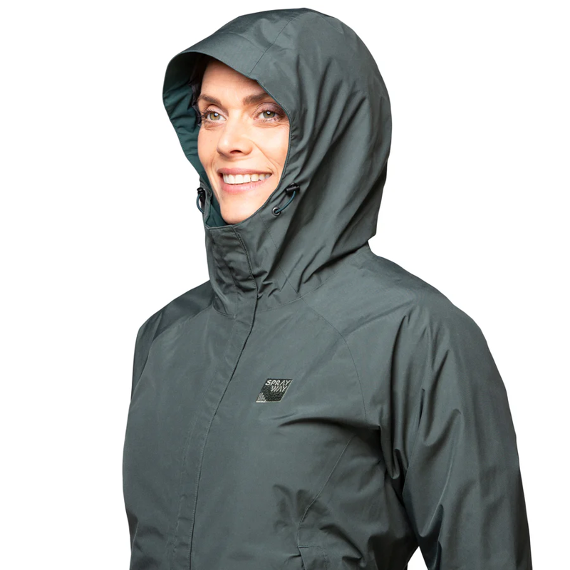 Sprayway Fionn Waterproof Jacket Womens in Bonsai-3