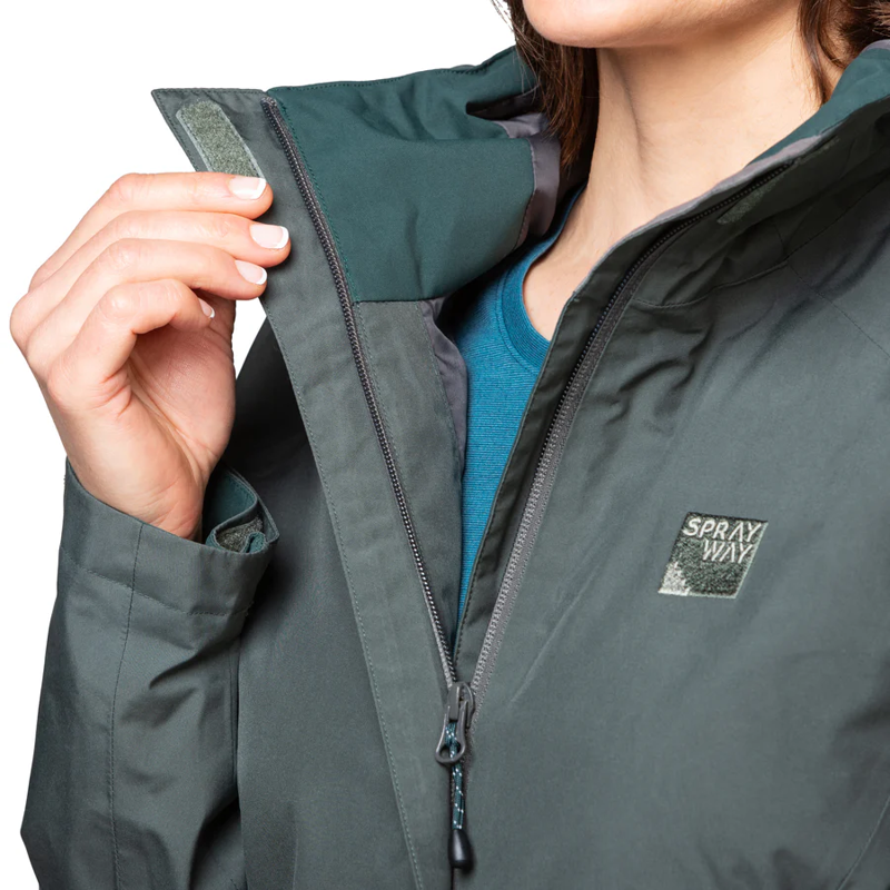Sprayway Fionn Waterproof Jacket Womens in Bonsai-4