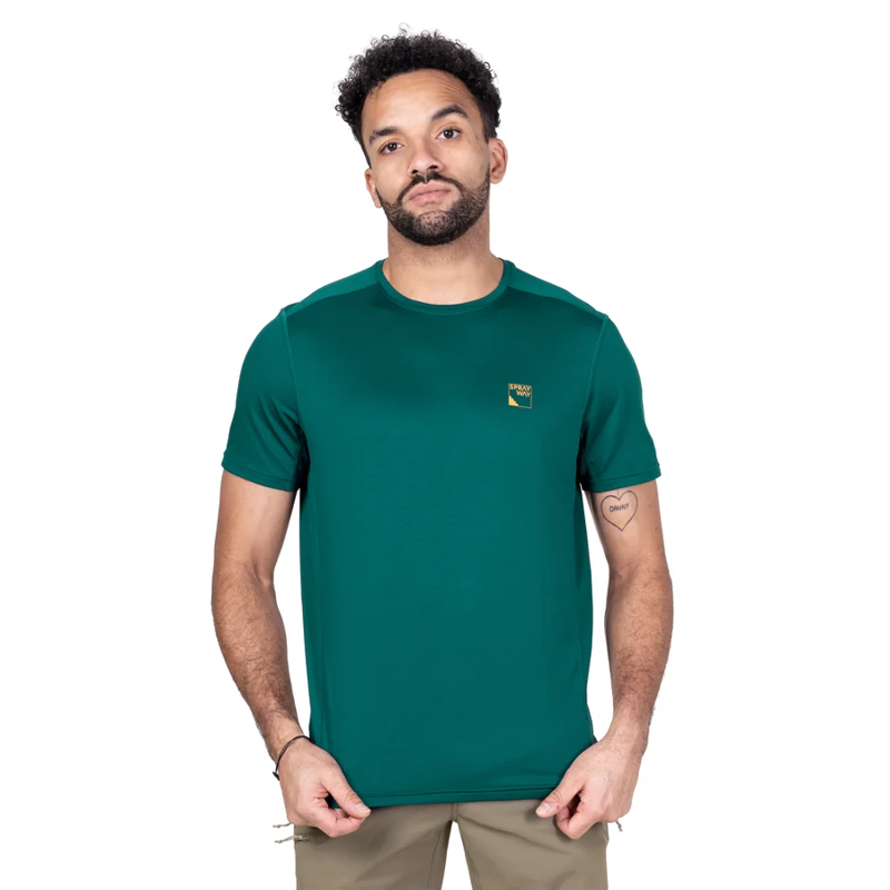Sprayway Trail Tee Mens in Dark Sea-1