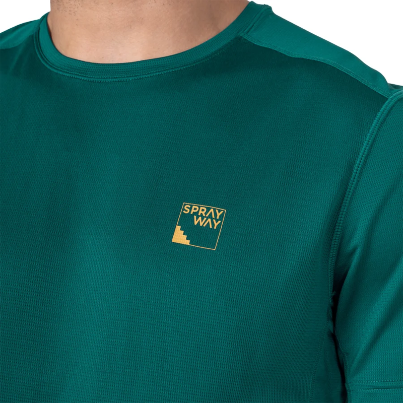 Sprayway Trail Tee Mens in Dark Sea-5